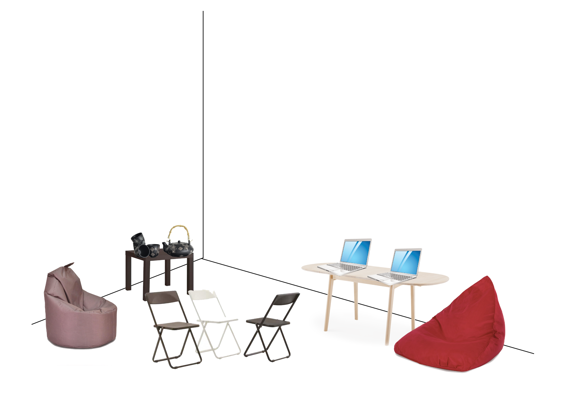 No-Art Pavilion spatial study